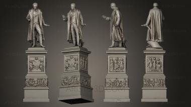Statues of famous people (STKC_0138) 3D model for CNC machine